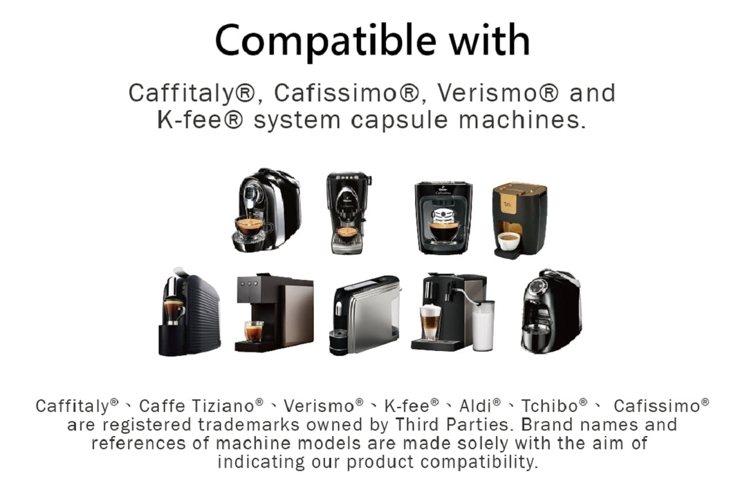 K Fee Caffitaly Compatible Pods Capsulas Para K-Fee/Cafissimo